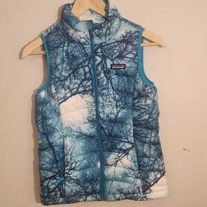 Patagonia Kids Blue Tree Design Vest